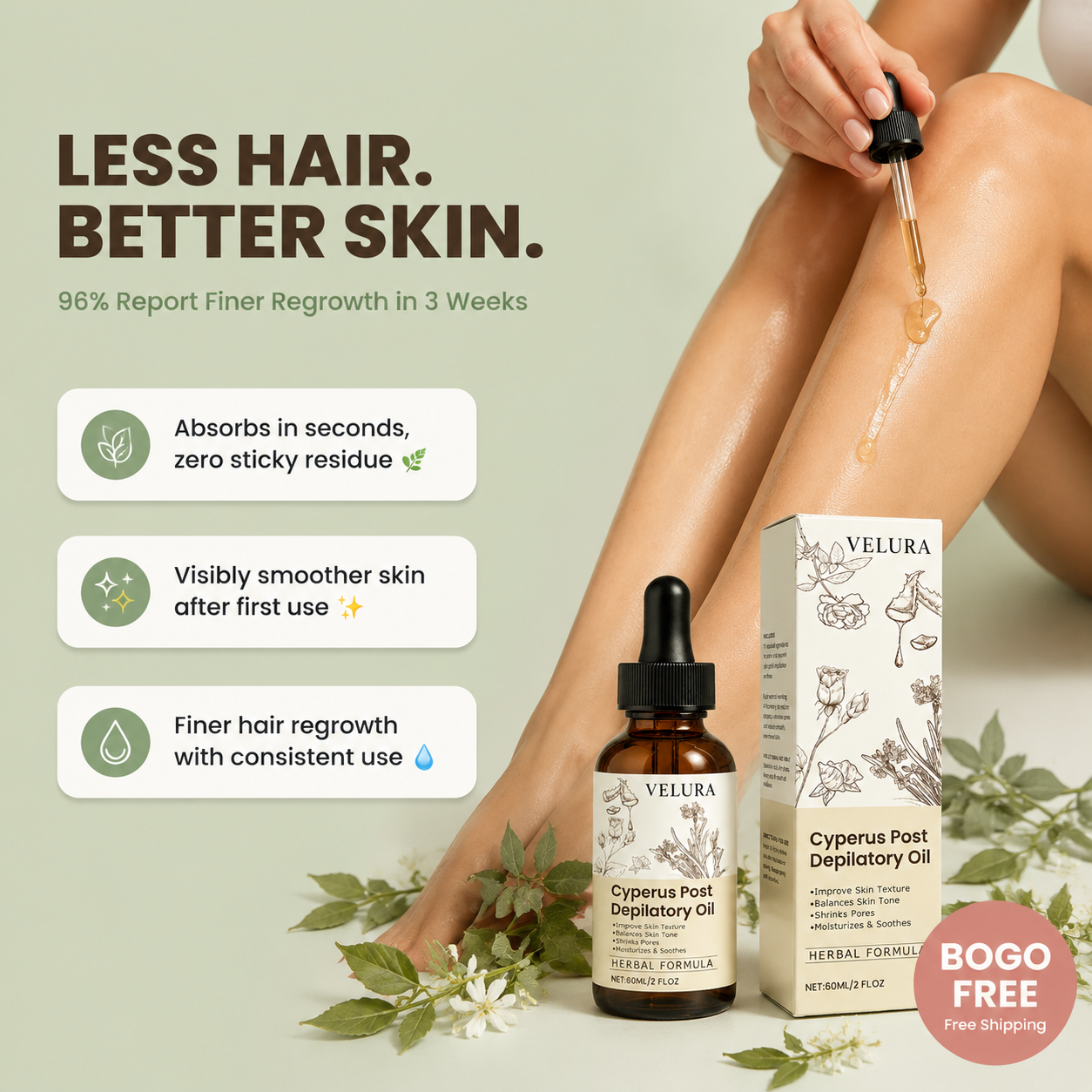 Herbal Post-Depilatory Oil