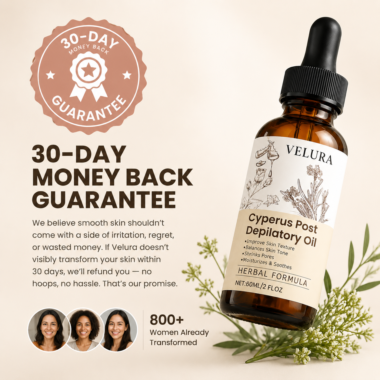 Herbal Post-Depilatory Oil