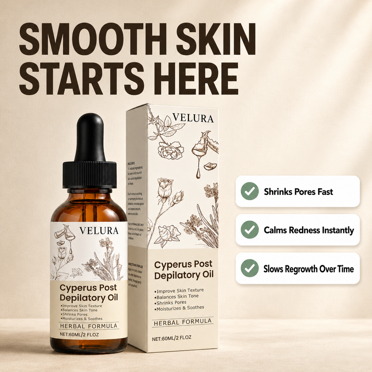 Herbal Post-Depilatory Oil