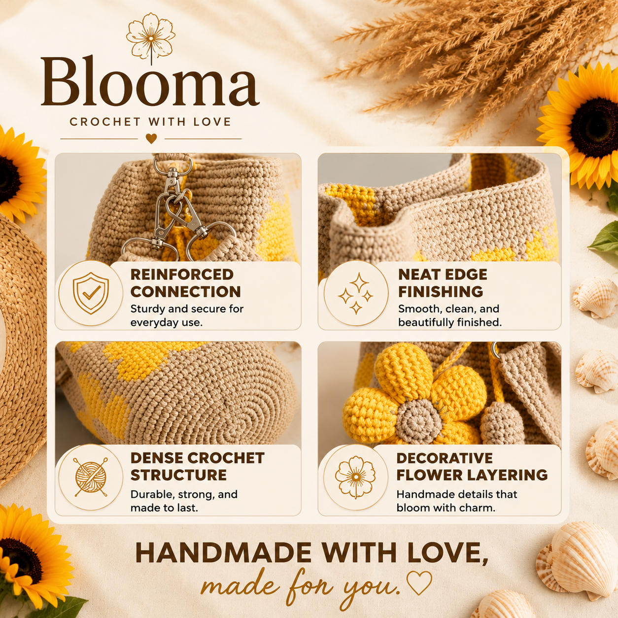 Blooma™ Summer Crochet Bag
